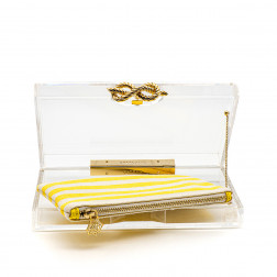 CHARLOTTE OLYMPIA Pandora Perspex Rope Pouch