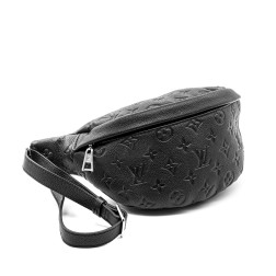 Sac Ceinture Louis Vuitton en cuir Monogram Empreinte noir